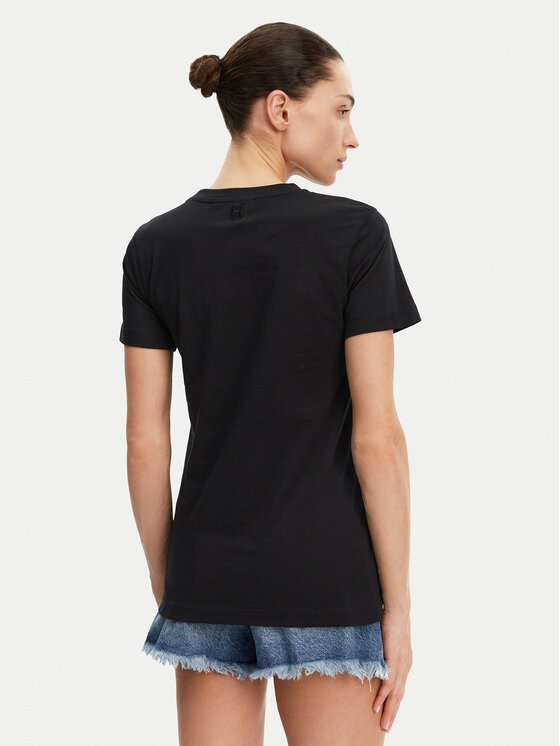 Silvian Heach Silvian Heach Футболка GPP25110TS Чорний Regular Fit
