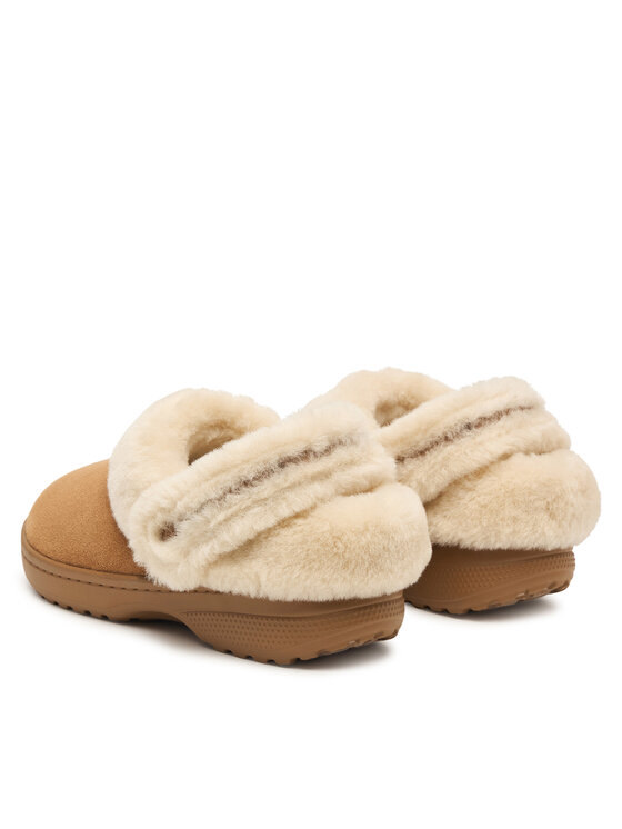 Crocs Παντόφλες Crocs Classic Unfurgettable Suede Clog 212106 Μπεζ