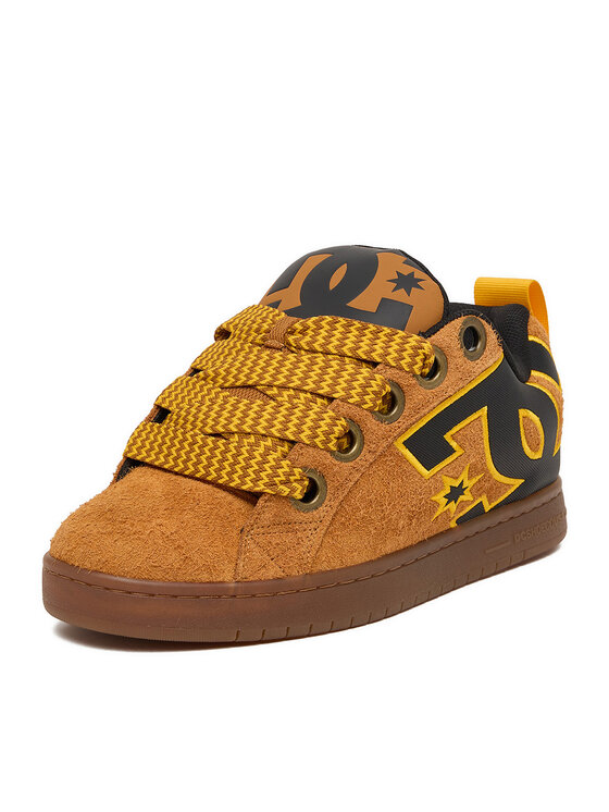 DC Shoes Sneakersy DC Shoes EO-COURT GRAFFIK PUFF DC04304272 Hnědá