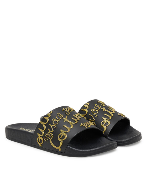 Versace Jeans Couture Шльопанці Versace Jeans Couture 79VA3SQ1 Чорний