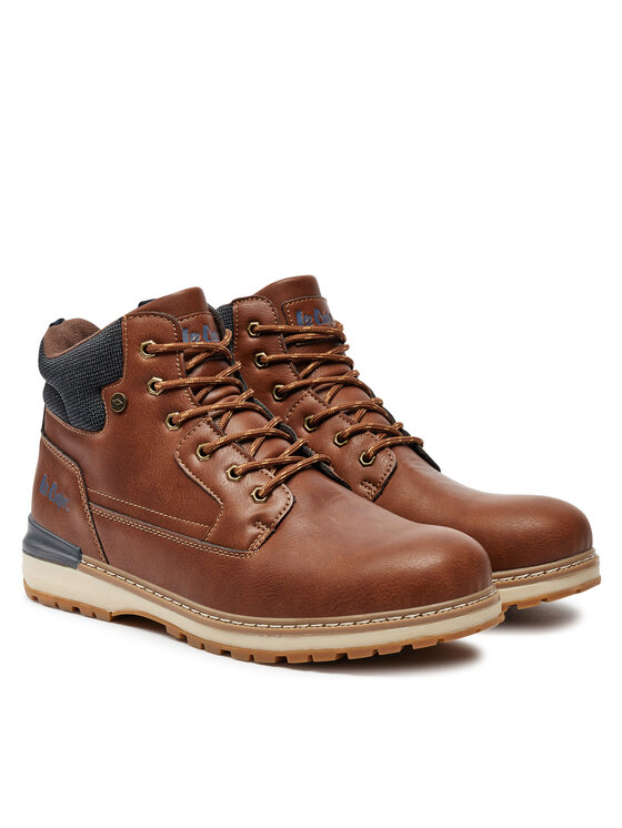 Lee Cooper Šnurovacia obuv Lee Cooper LCJ-24-03-3030MB Hnedá