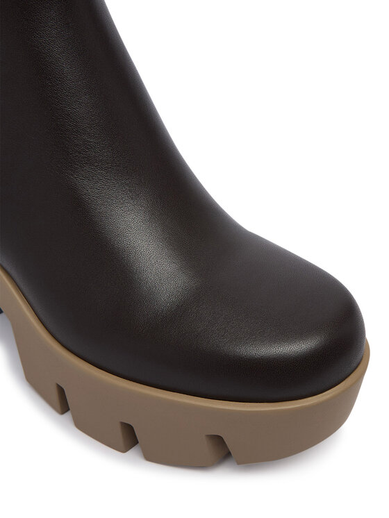 United Nude Боти United Nude Grip Chelsea Mid V 1103316116 Тъмнокафяв