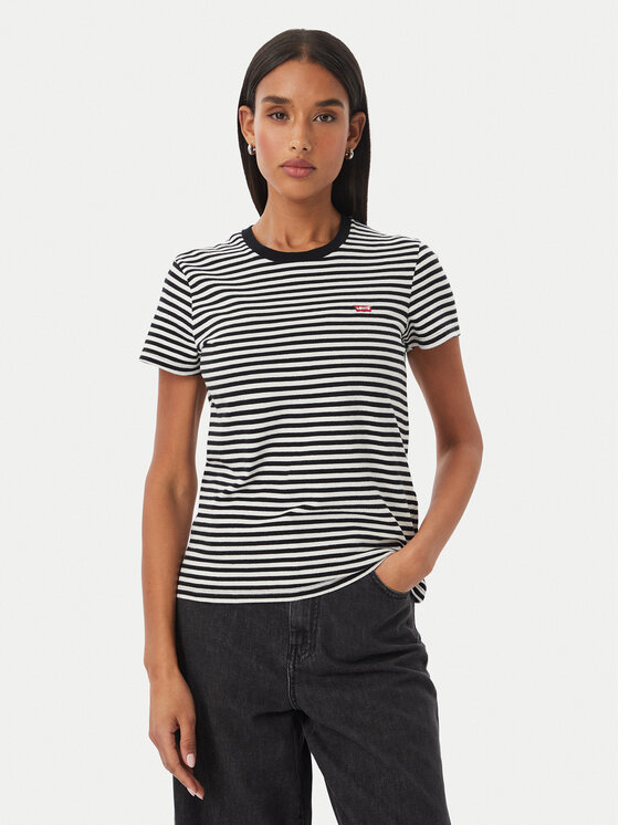 Levi's® Levi's® Póló The Perfect 39185-0087 Fekete Regular Fit