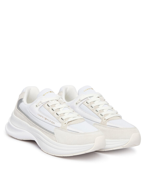 Tommy Hilfiger Sneakers Tommy Hilfiger Th Sporty Chic Runner FW0FW09187 Alb