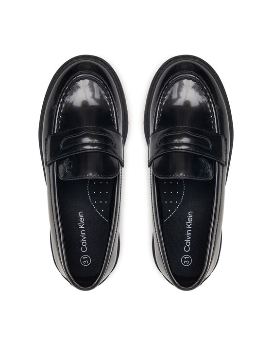 Calvin Klein Обувки Calvin Klein Low Cut Shoe V3X4-83493-1453 S Черен