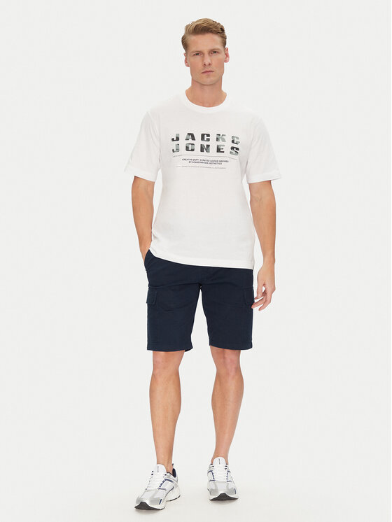 Jack & Jones Jack & Jones Футболка Recharge 12274716 Білий Relaxed Fit