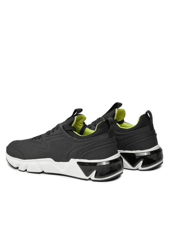 Calvin Klein Snīkeri Calvin Klein Low Top Lace Up Lth HM0HM00317 Melns