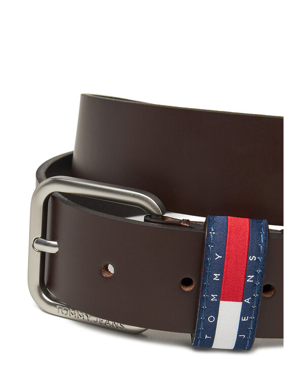 Tommy Jeans Pánsky opasok Tommy Jeans Ryan 3.5 AM0AM13415 Hnedá