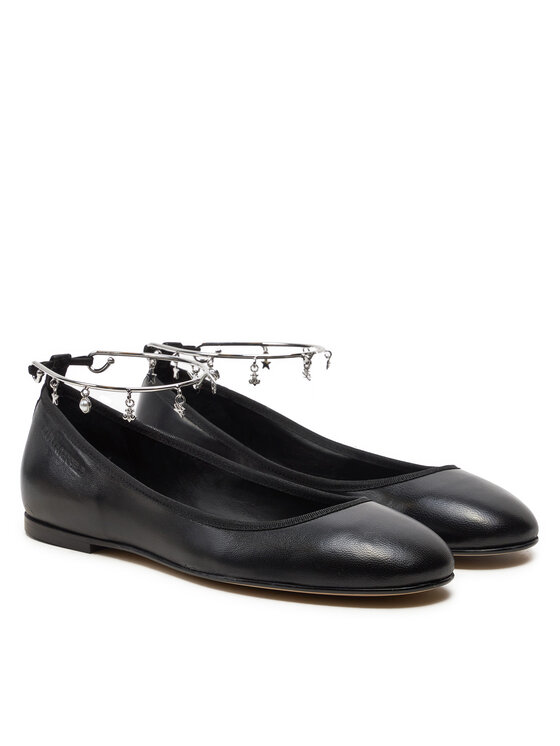 KARL LAGERFELD Балетки KARL LAGERFELD Karo KL40124 Чорний