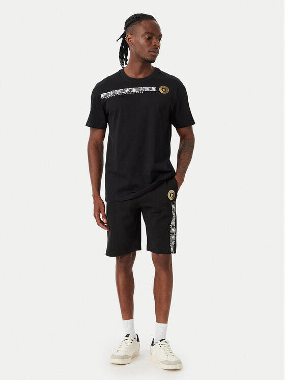 Beverly Hills Polo Club Beverly Hills Polo Club Camiseta M1608-HR Negro Regular Fit
