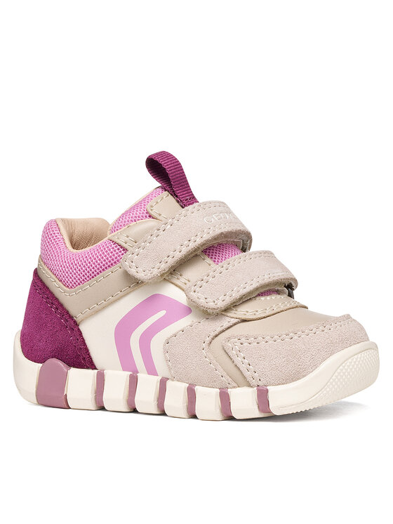 Geox Tenisice Geox B Iupidoo Girl B3558C 05422 C5378 Bež