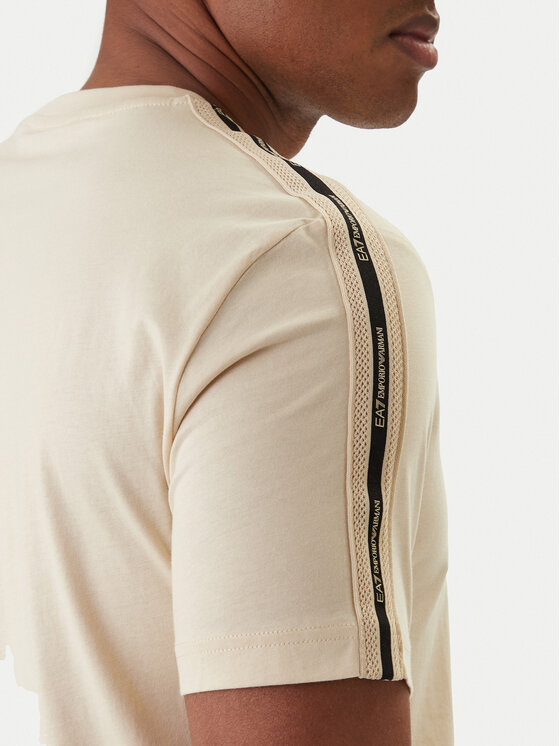 EA7 Emporio Armani EA7 Emporio Armani Camiseta 7M001476 AF10375 Beis Regular Fit