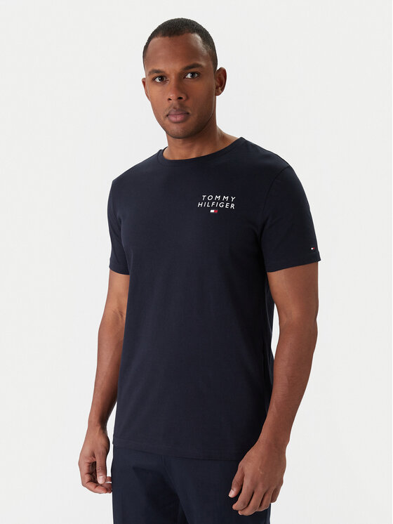 Tommy Hilfiger Tommy Hilfiger T-shirt UM0UM02916 Tamnoplava Regular Fit