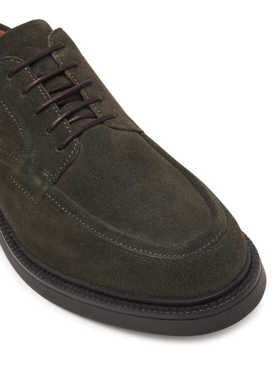 Tommy Hilfiger Κλειστά παπούτσια Tommy Hilfiger Corporate Casual Sde Deck Shoe FM0FM05980 Πράσινο
