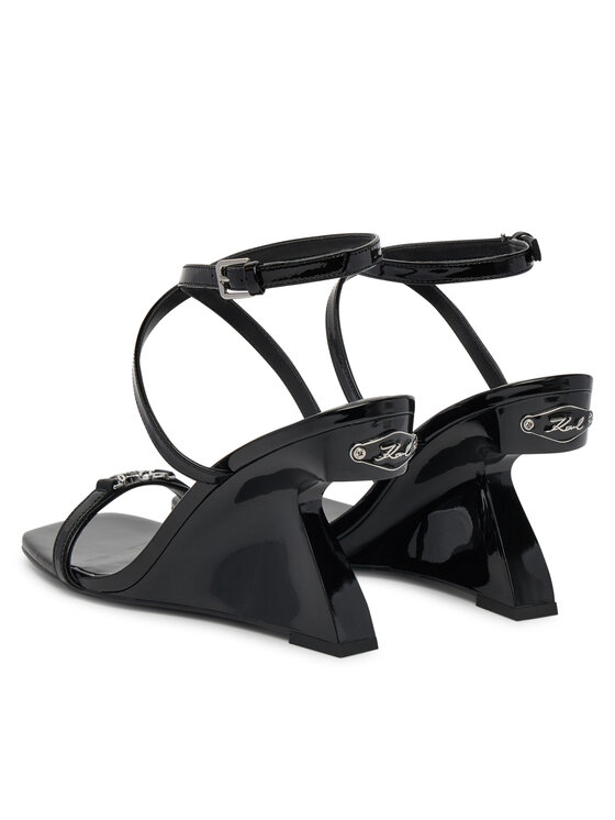 KARL LAGERFELD Босоніжки KARL LAGERFELD Waverly KL34612 Чорний