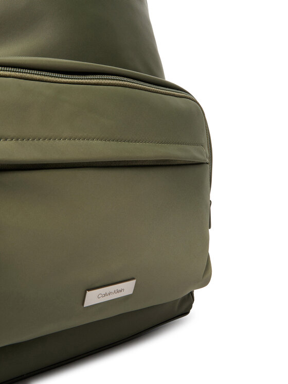 Calvin Klein Geantă crossover Calvin Klein Sleek Round Backpack LV04D3143G Verde