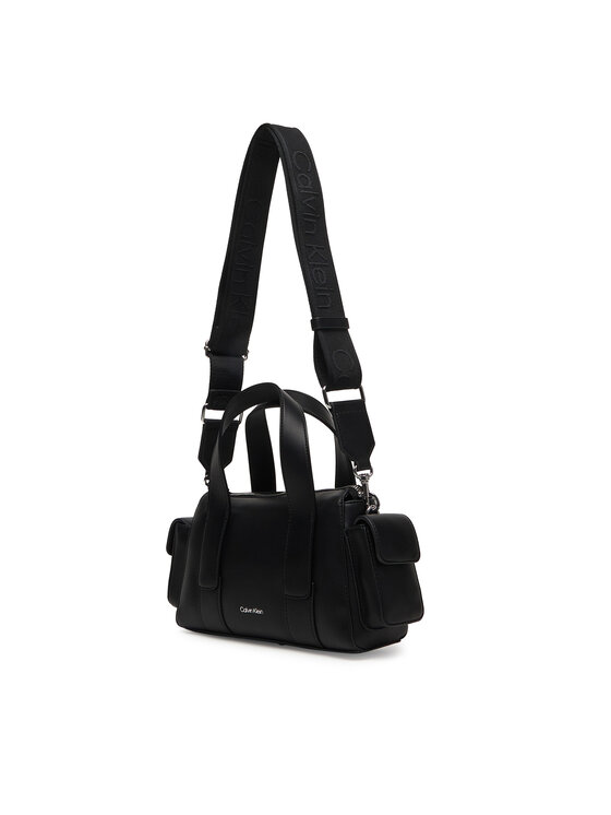 Calvin Klein Torebka Calvin Klein Webbing Strap Pocket Bag LV04F3291G Czarny