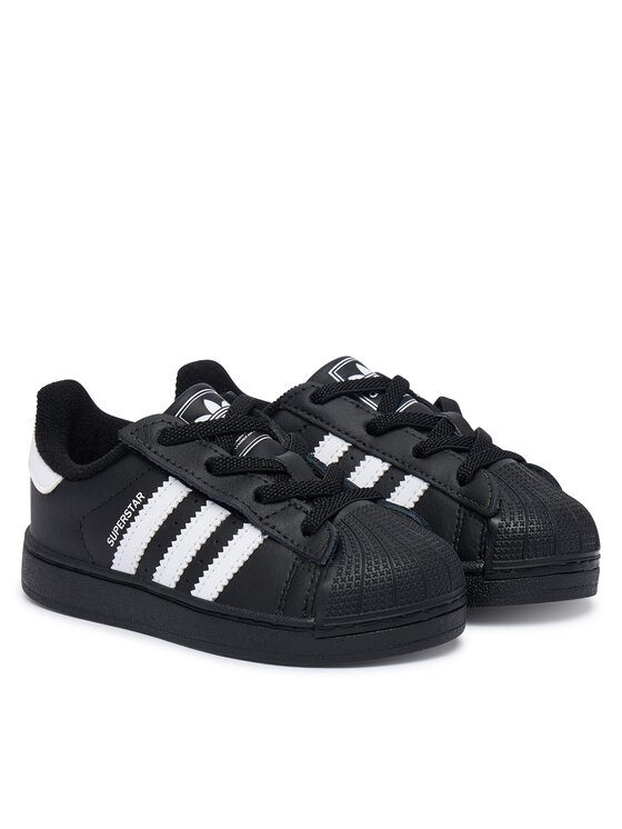 adidas Снікерcи adidas Superstar II Elastic Lace JH9985 Чорний