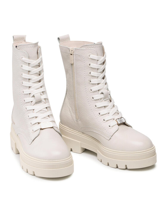 Tommy Hilfiger Bakancs Tommy Hilfiger Monochromatic Lace Up Boot FW0FW05946 Bézs