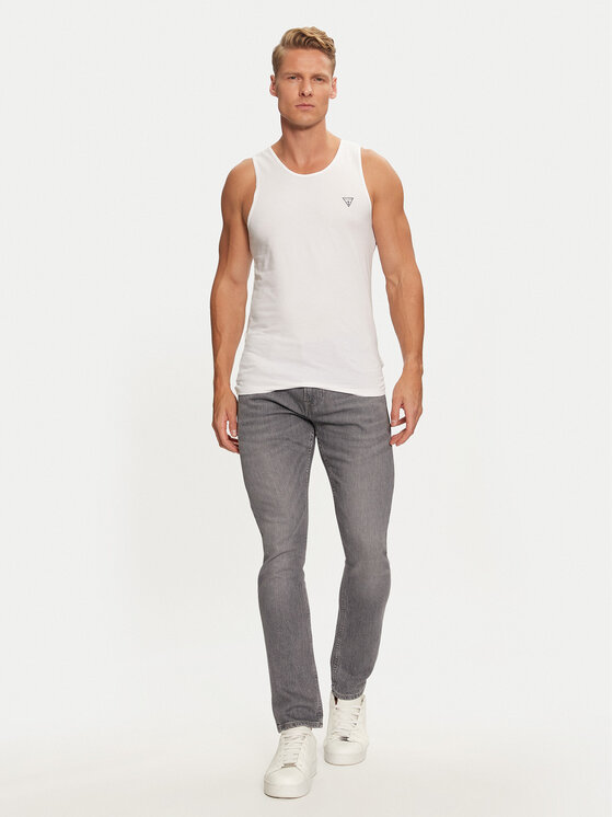 Guess Guess Комплект майок без рукавів U97G15 KCD31 Білий Regular Fit