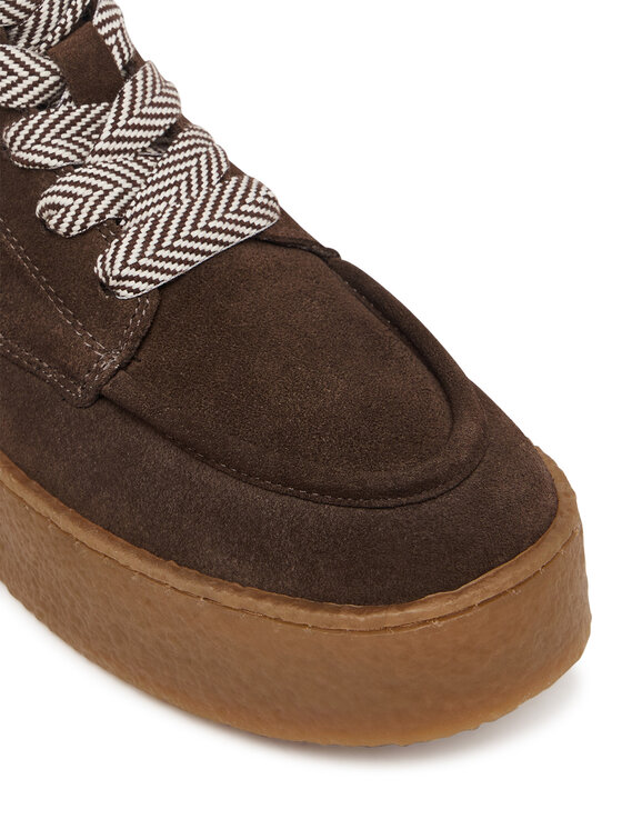 Tamaris Schnürschuhe Tamaris 1-25200-47 Dunkelbraun