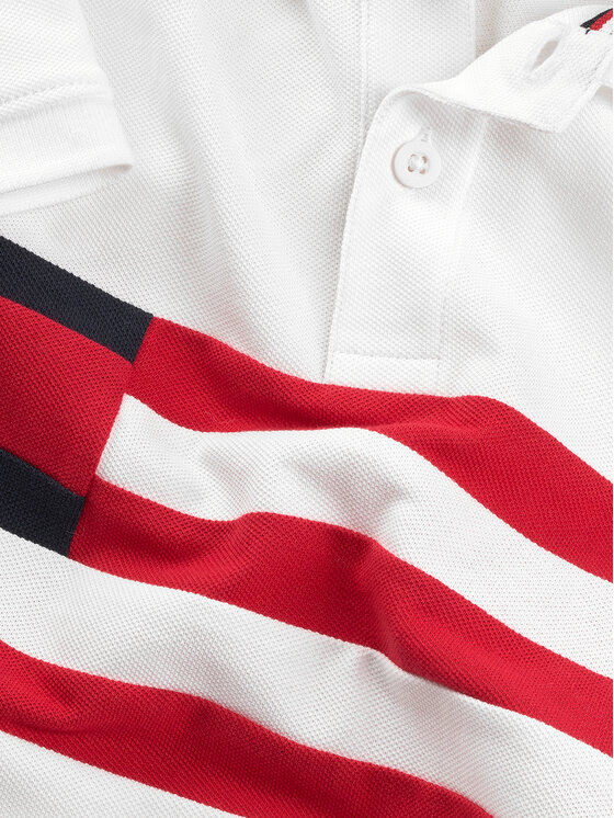 Tommy Hilfiger Tommy Hilfiger Polo majica KB0KB09528 D Bela Regular Fit