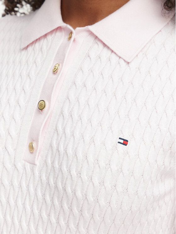 Tommy Hilfiger Tommy Hilfiger Polo WW0WW41474 Ροζ Regular Fit