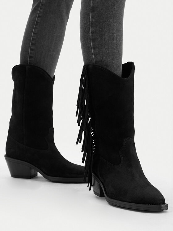 Badura Kovbojské topánky Badura EO-CHANA-5036 Čierna