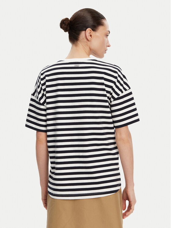 Barbour Barbour T-shirt Adria LML0893NY73 Blu scuro Relaxed Fit