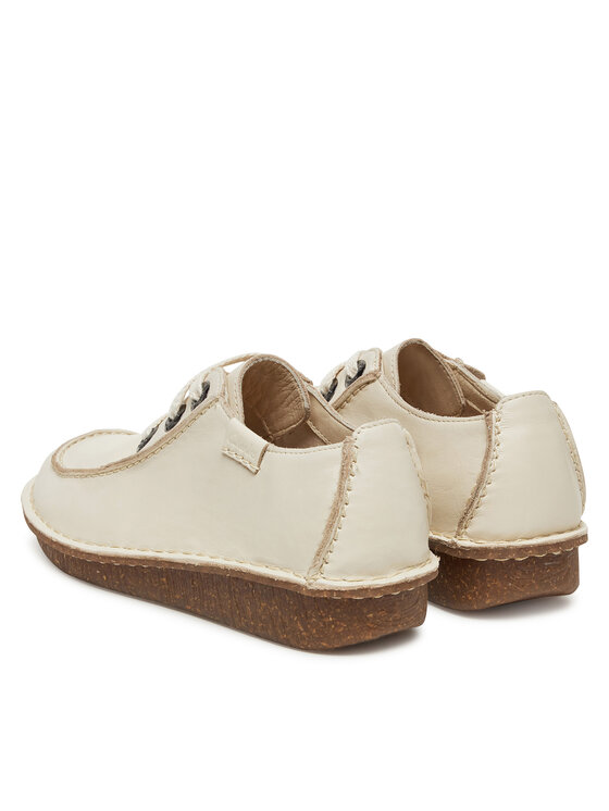 Clarks Poltopánky Clarks Funny Dream 26181433 Écru