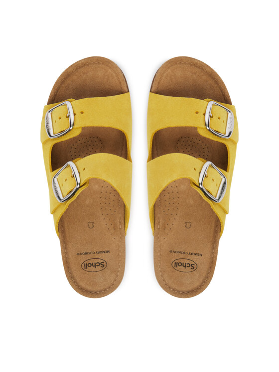 Scholl Шльопанці Scholl Bora 2 Buckles MF32609 Жовтий