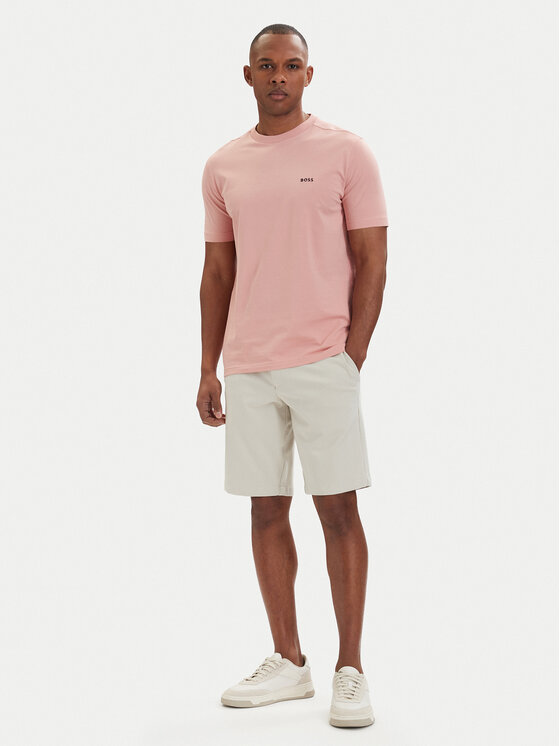 BOSS BOSS Camiseta 50506373 Rosa Regular Fit