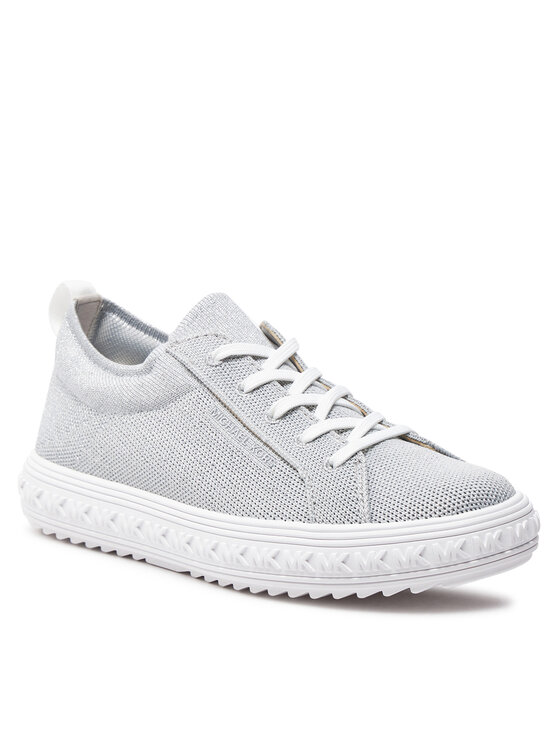 MICHAEL Michael Kors Снікерcи MICHAEL Michael Kors Grove Metallic 43S4GVFS2D Срібний