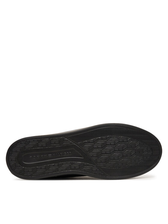 Tommy Hilfiger Sneakersy Tommy Hilfiger Lightweight Pinperf Lth Sneaker FM0FM05981 Czarny