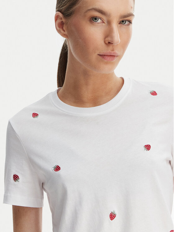 ONLY ONLY Camiseta Ketty 15288473 Blanco Regular Fit