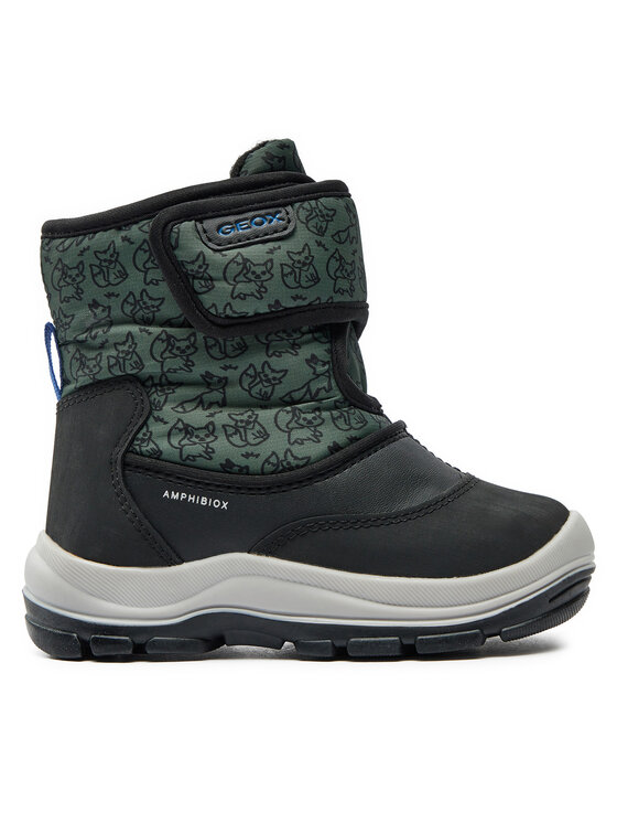 Geox Škornji za sneg Geox B Flanfil Boy B Abx B263VE 0BCMN C9358 M Črna