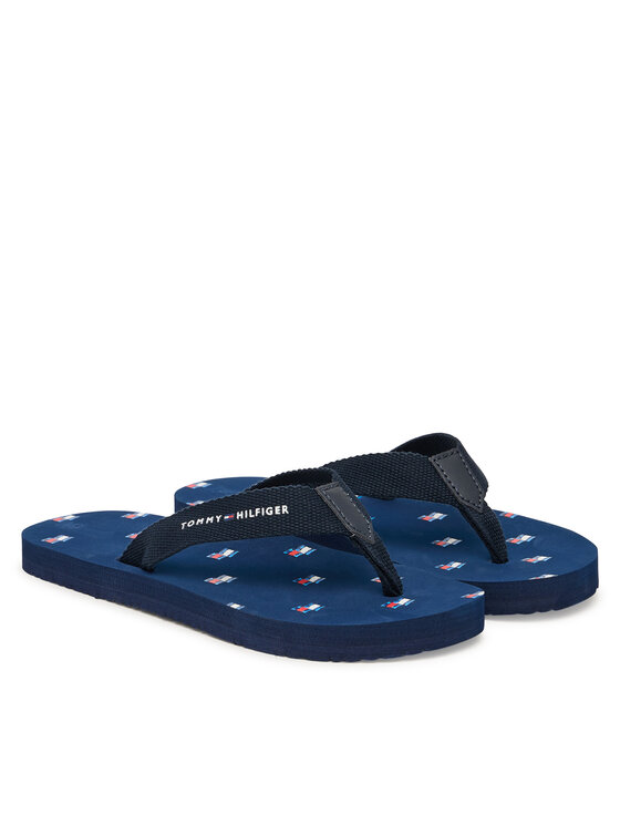 Tommy Hilfiger Natikači Tommy Hilfiger T3X8-34409-0058 Modra