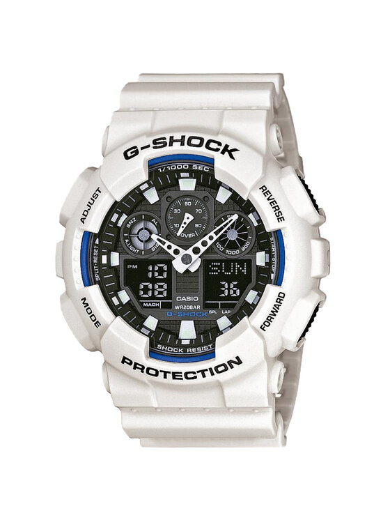 G-Shock Zegarek G-Shock GA-100B-7AER Biały