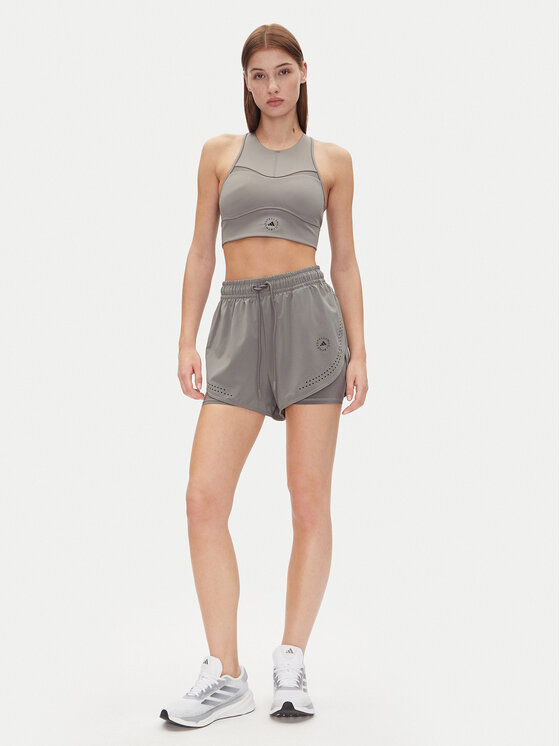 adidas by Stella McCartney adidas by Stella McCartney Top Training JJ0120 Grigio Slim Fit