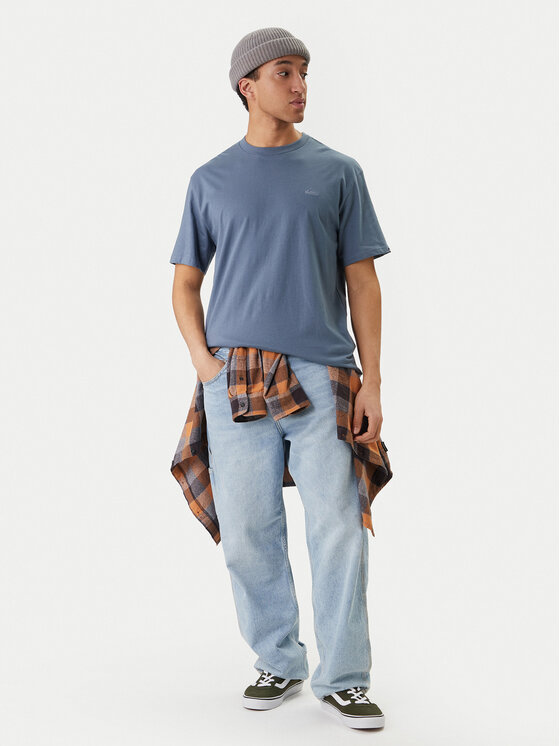 Quiksilver Quiksilver Majica Salt Water EQYZT08204 Modra Regular Fit