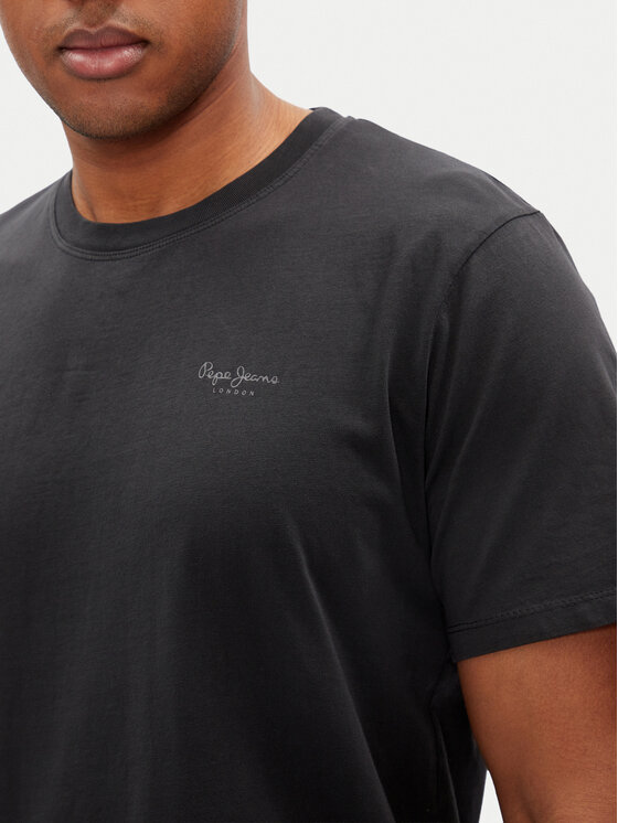 Pepe Jeans Pepe Jeans Футболка Jacko PM508664 Чорний Regular Fit