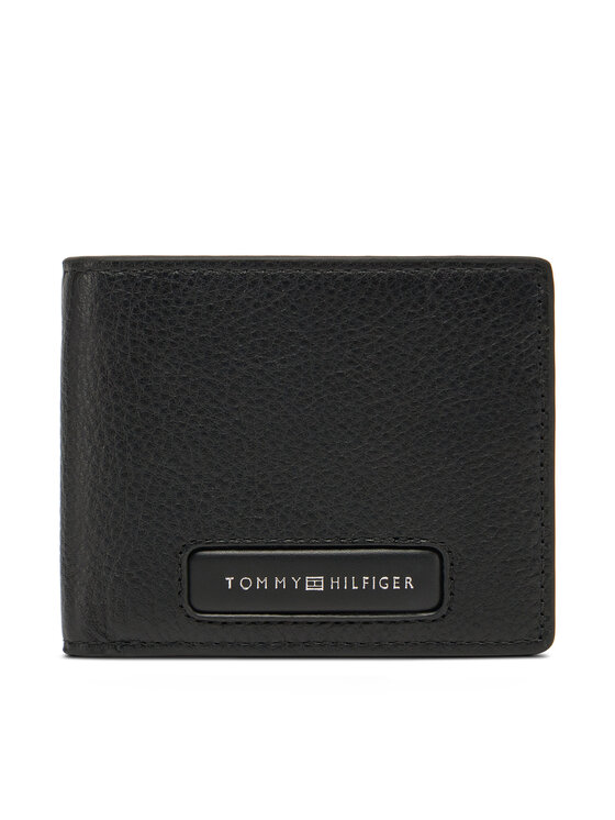 Tommy Hilfiger Peněženka Tommy Hilfiger Th Monogram Mini Cc Wallet AM0AM13251 Černá