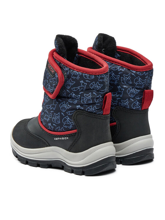 Geox Čizme za snijeg Geox B Flanfil Boy B Abx B263VE 0BCMN C0048 M Crna