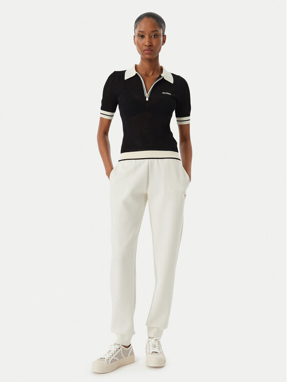 Guess Guess Polo majica V6GR04 Z0725 Črna Regular Fit