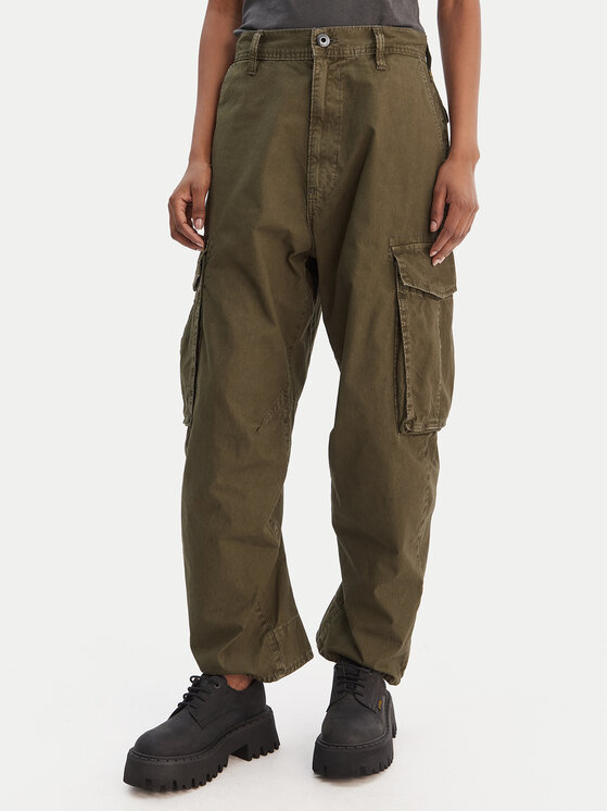 G-STAR G-Star Raw Pantaloni di tessuto D28756-D388 Verde Boyfriend Fit