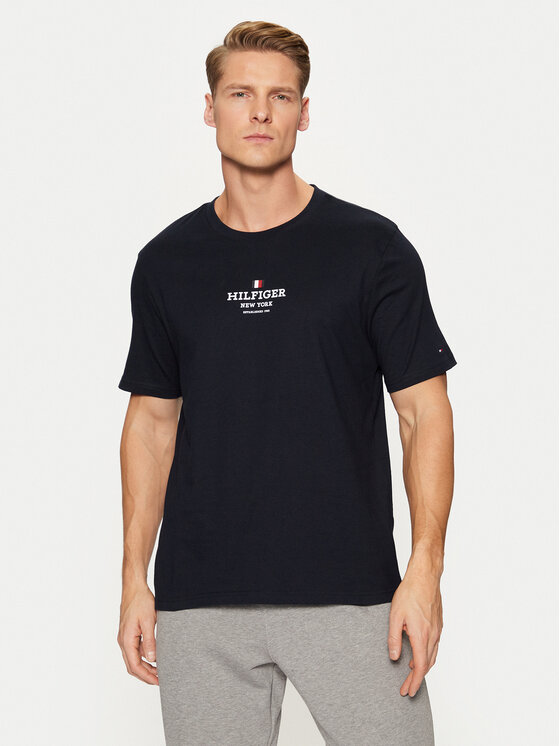 Tommy Hilfiger Tommy Hilfiger Camiseta MW0MW38980 Azul marino Regular Fit