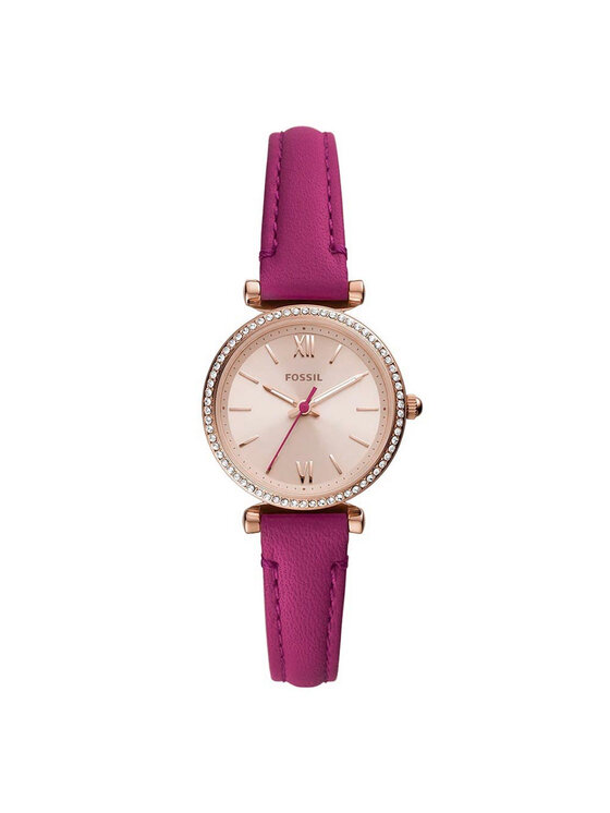 Fossil Hodinky Fossil Carlie Mini ES5006 Růžová