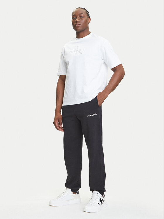 Calvin Klein Jeans Calvin Klein Jeans T-shirt Hero Monologo LV04RB295G Bijela Relaxed Fit