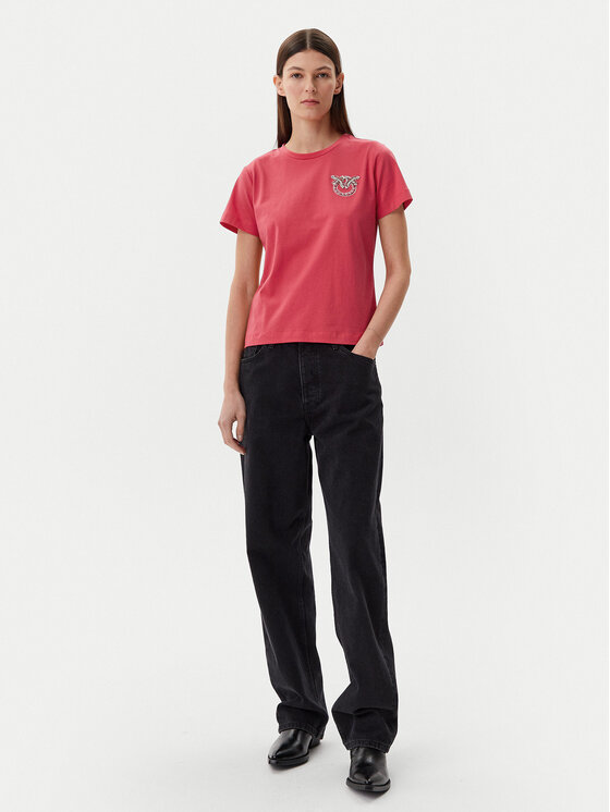 PINKO PINKO Футболка Nambrone 103320 A2G7 Червоний Regular Fit