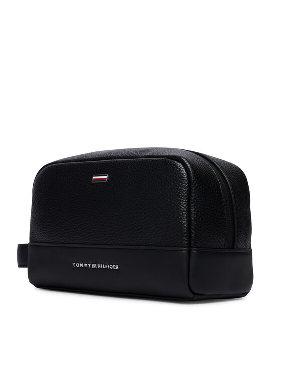 Tommy Hilfiger Несесер Tommy Hilfiger Th Central Washbag AM0AM14485 Черен